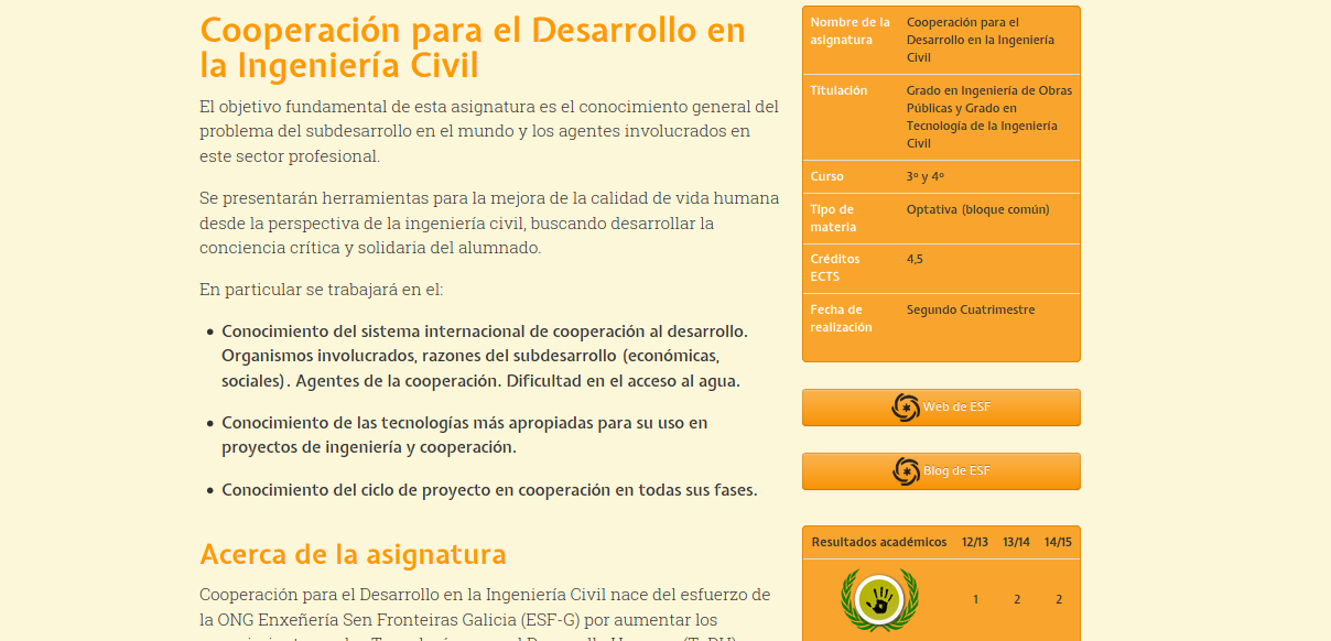 Captura de la Web de CDIC