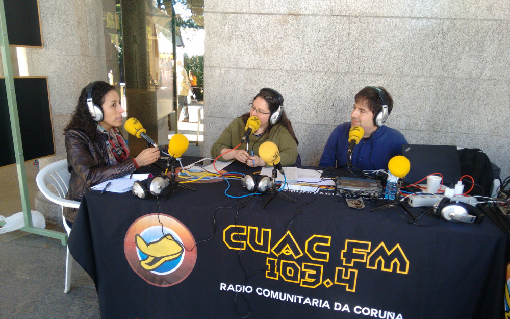 Image Interview with Amal Nnechachi in CuacFM: MonRiveR